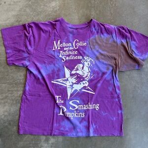 Rock Off Maglietta Ufficiale The Smashing Pumpkins Mellon Collie Band Logo, Unisex, Taglia S